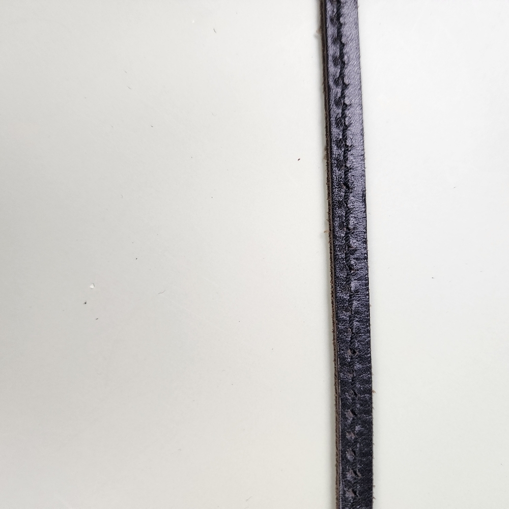 RUFRA Made In Italy Black Woven Small Purse Leather Gold Detail - Picture 8 of 15